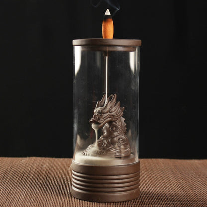 Porte Encens en Verre : Élégance Cristalline, Atmosphère Zen Assurée