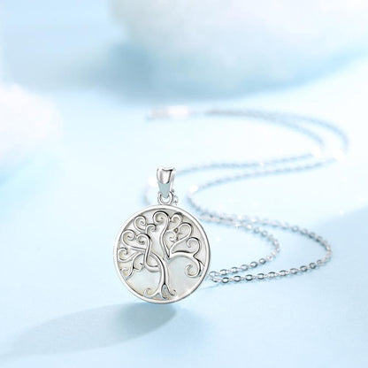 Collier Arbre de Vie Nacré en Argent