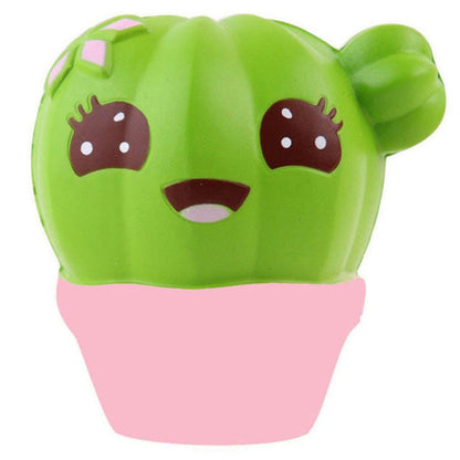 Balle Anti-Stress Squishy Cactus pour détente quotidienne
