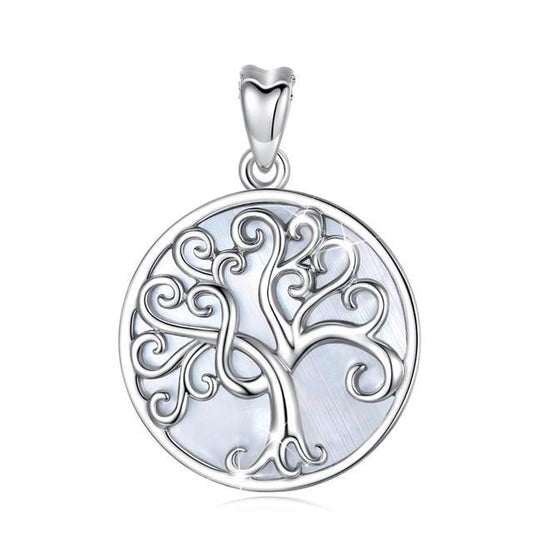 Collier Arbre de Vie Nacré en Argent
