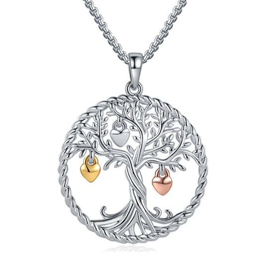 Collier Arbre de Vie Sagesse en Argent Pur