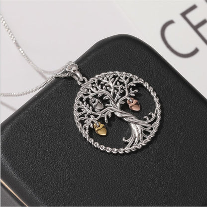 Collier Arbre de Vie Sagesse en Argent Pur