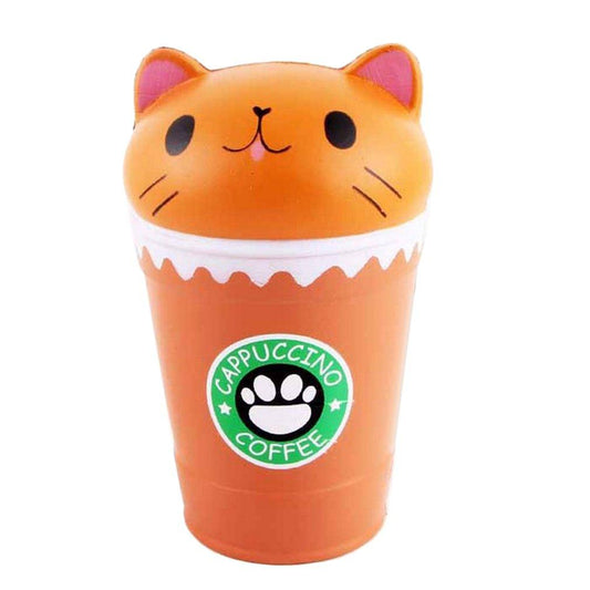 Balle Anti-Stress Squishy Cappuccino - Relaxation Gourmande